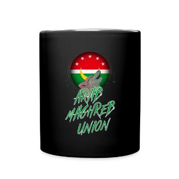 Union des Arabischen Maghreb - Tasse einfarbig - Schwarz - Vorne