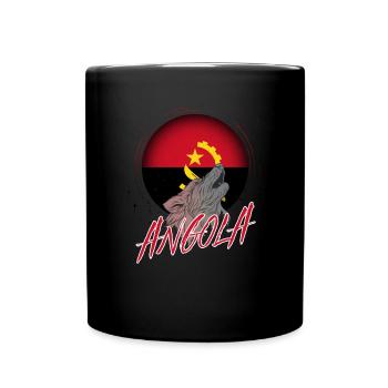 Angola - Mug uni - noir - Devant