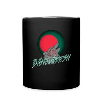 Bangladesch - Tasse einfarbig - Schwarz - Vorne