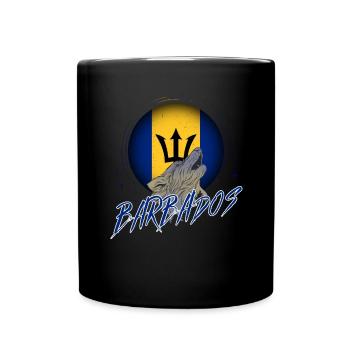 Barbados - Full Colour Mug - black - Front