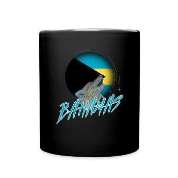 Bahamas - Full Colour Mug - black - Front