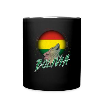 Bolivien - Tasse einfarbig - Schwarz - Vorne