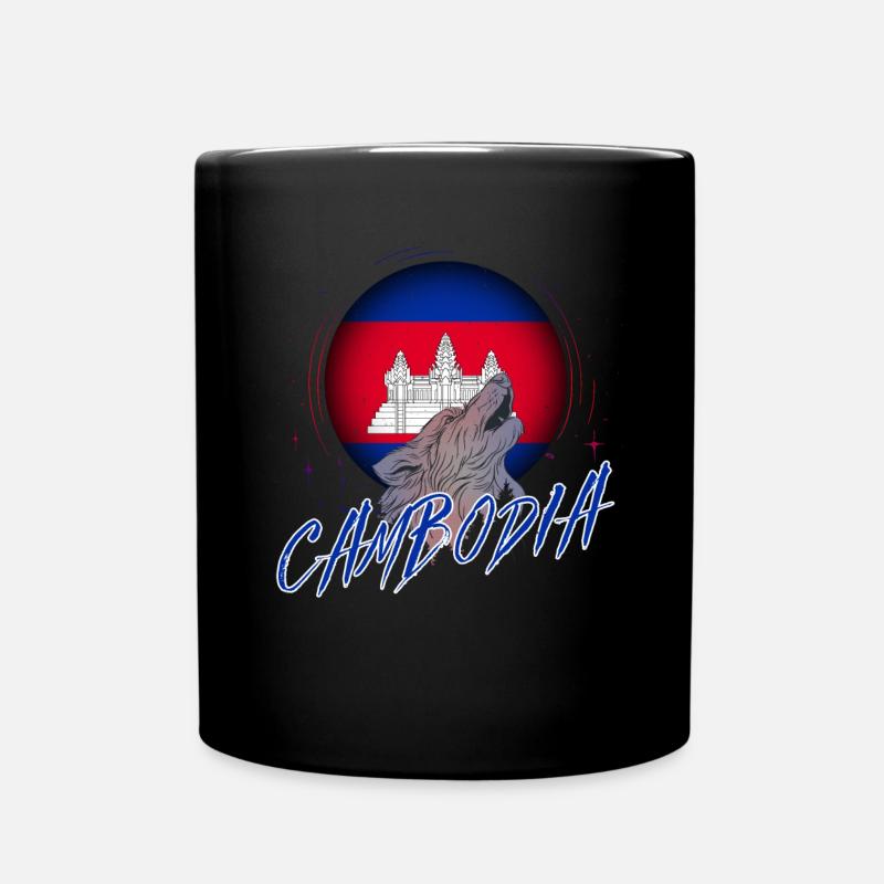 Cambodge - Mug uni - noir
