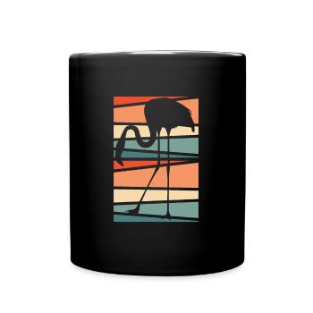 Flamingo - Full Colour Mug - black - Front