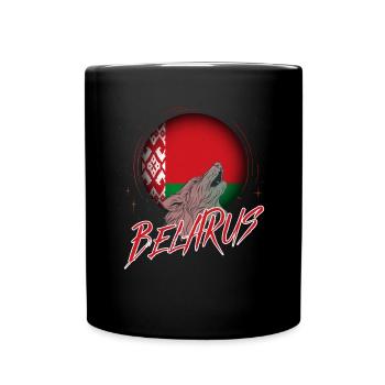 Belarus - Full Colour Mug - black - Front