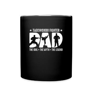 Taekwondo Combattant Papa L’idole Arts martiaux Boxe - Mug uni - noir - Devant