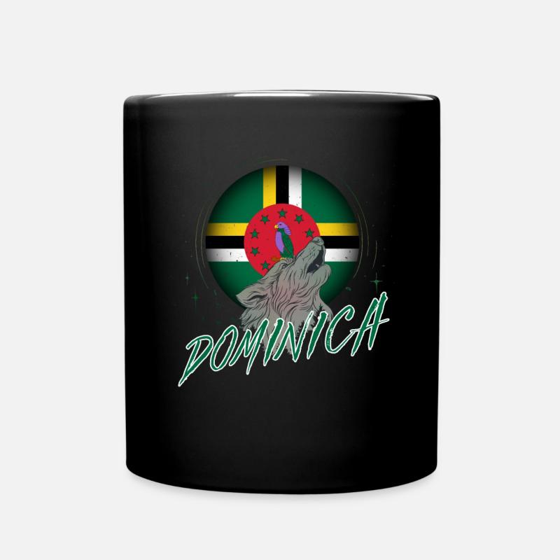 Dominica - Full Colour Mug - black