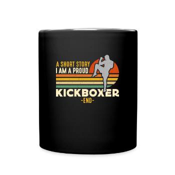 Kickboxer A Short Story I Am A Kickboxing Lover - Full Colour Mug - black - Front