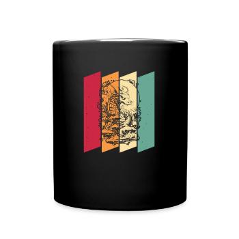 Jahr Des Drachen 2024 - Tasse einfarbig - Schwarz - Vorne
