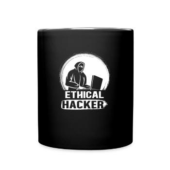 Cyber Security Hacker et piratage éthique - Mug uni - noir - Devant