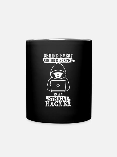 Cybersécurité éthique Piratage éthique - Mug uni - noir