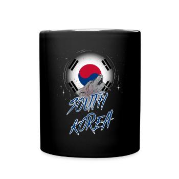 South Korea - Full Colour Mug - black - Front