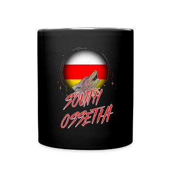 Ossétie du Sud - Mug uni - noir - Devant