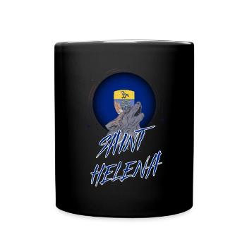 St. Helena - Tasse einfarbig - Schwarz - Vorne