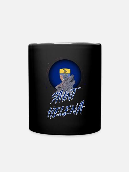 Saint Helena - Full Colour Mug - black