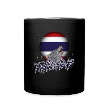 Thaïlande - Mug uni - noir - Devant