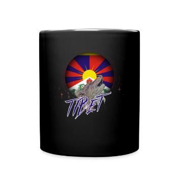Tibet - Full Colour Mug - black - Front
