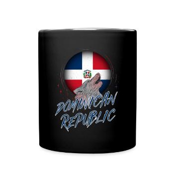 Dominican Republic - Full Colour Mug - black - Front