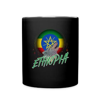 Äthiopien - Tasse einfarbig - Schwarz - Vorne