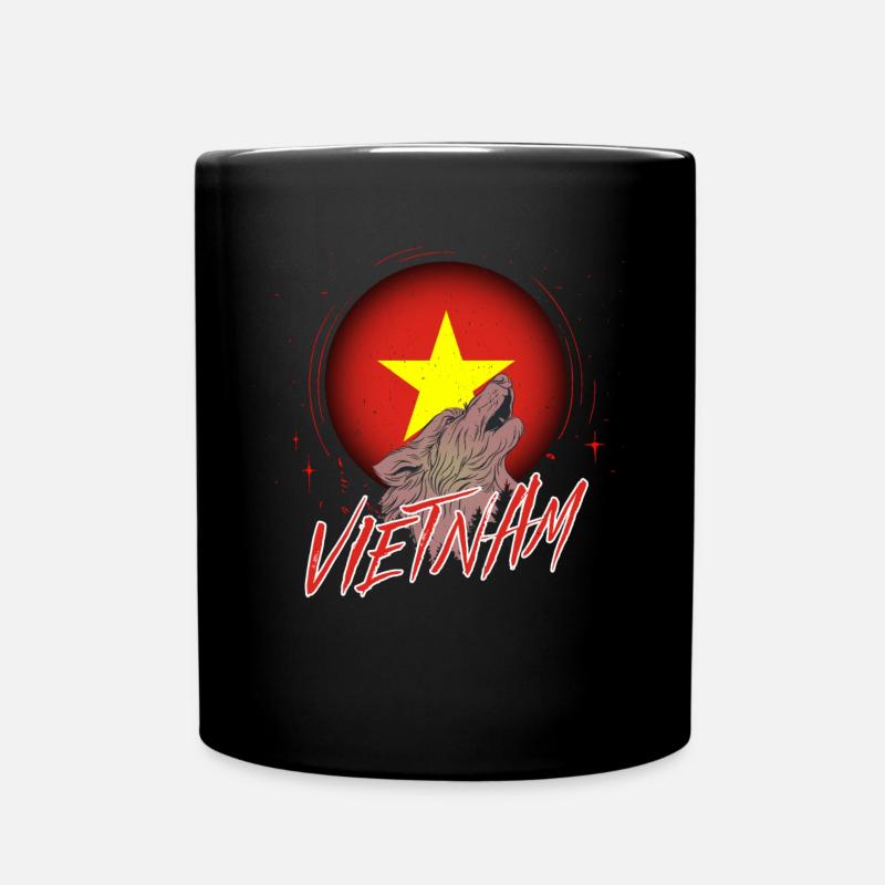 Vietnam - Tasse einfarbig - Schwarz