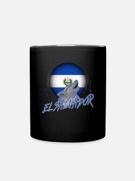 El Salvador - Tasse einfarbig - Schwarz