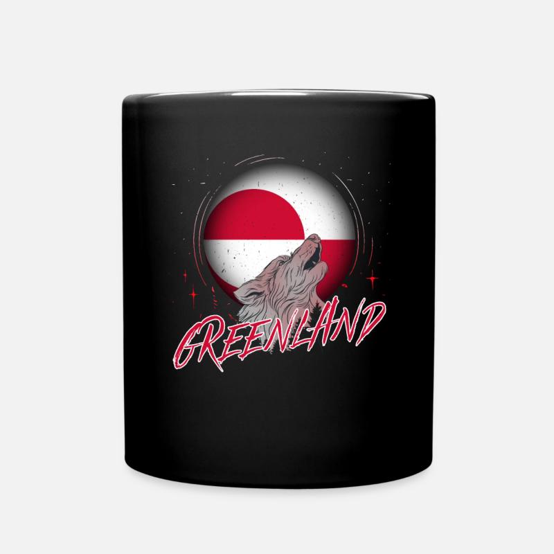 Groenland - Mug uni - noir