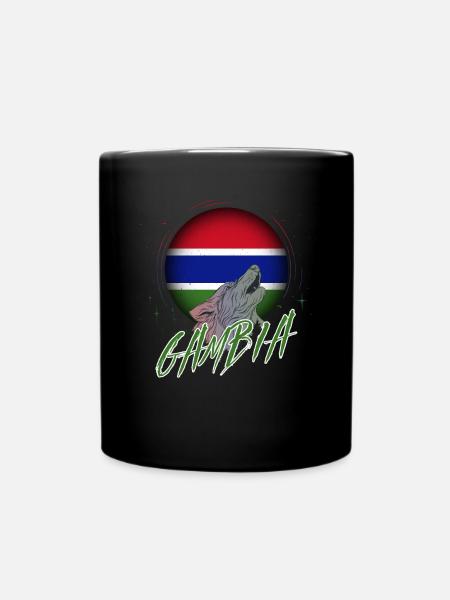 Gambia - Tasse einfarbig - Schwarz