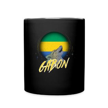 Gabon - Full Colour Mug - black - Front