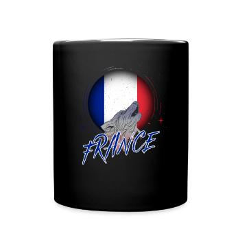 France - Full Colour Mug - black - Front