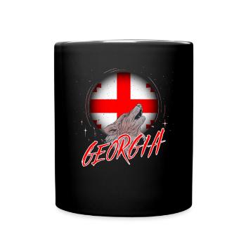 Georgia - Full Colour Mug - black - Front