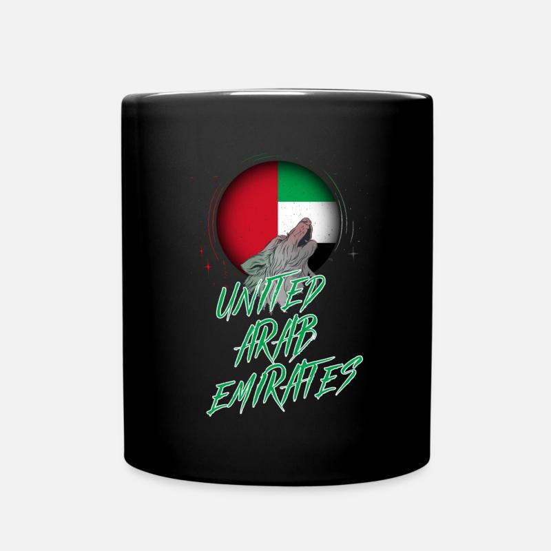 Emirats Arabes Unis - Mug uni - noir