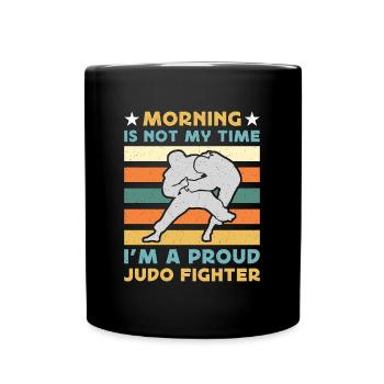 Judo Fighter Morning n’est pas mon heure d’artiste martial - Mug uni - noir - Devant