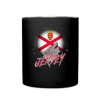 Jersey - Tasse einfarbig - Schwarz - Vorne