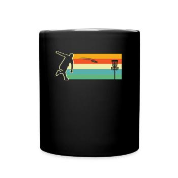 Frisbee Golf Disc Golf - Full Colour Mug - black - Front