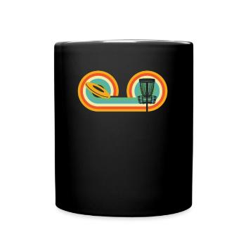 Frisbee Golf Disc Golf - Full Colour Mug - black - Front