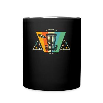Frisbee Golf Disc Golf - Full Colour Mug - black - Front