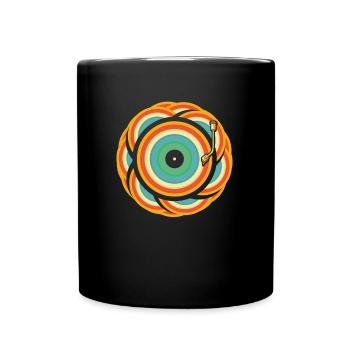 Vinyl Record Collector - Full Colour Mug - black - Front