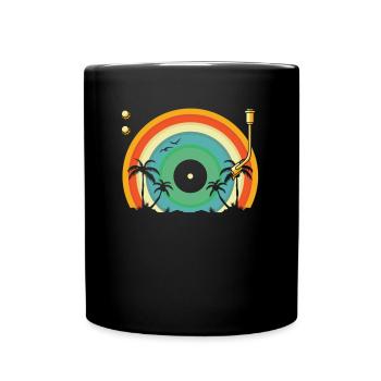 Vinyl Record Collector - Full Colour Mug - black - Front