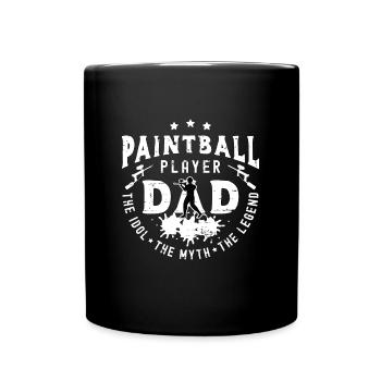 Joueur de Paintball Papa L’Idole Le Paintballer - Mug uni - noir - Devant