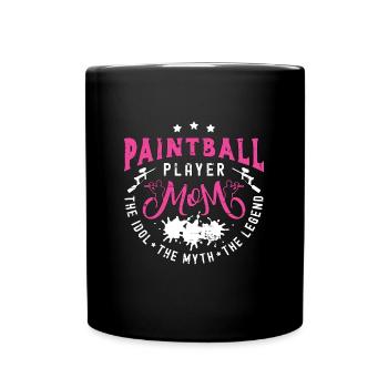 Paintball Player Mom The Idol The Paintball Lover - Tasse einfarbig - Schwarz - Vorne