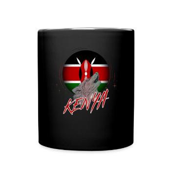 Kenya - Full Colour Mug - black - Front