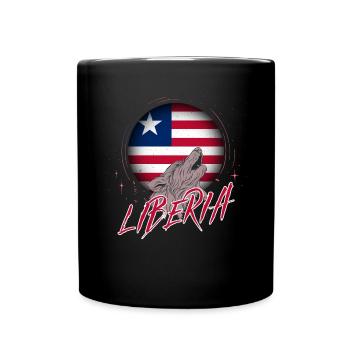 Libéria - Mug uni - noir - Devant