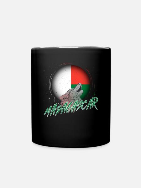 Madagaskar - Tasse einfarbig - Schwarz