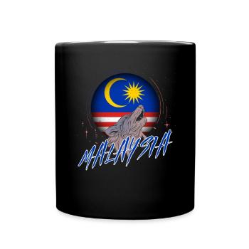 Malaysia - Full Colour Mug - black - Front