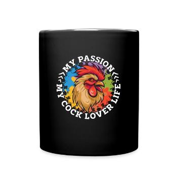 Amoureux De La Bite Ma Passion Mon Amant De La Bite Animal De La Ferme - Mug uni - noir - Devant