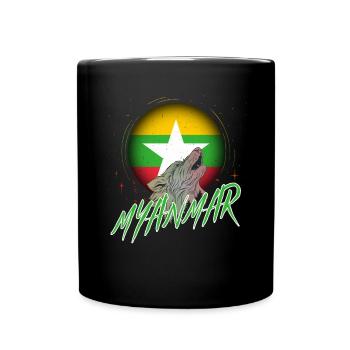Myanmar - Full Colour Mug - black - Front