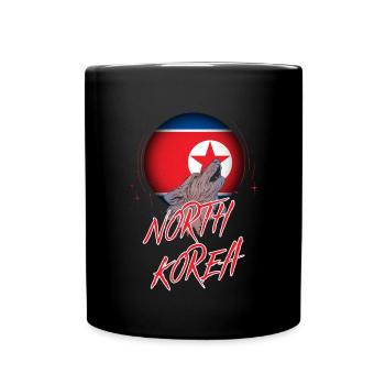North Korea - Full Colour Mug - black - Front