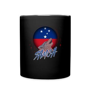 Samoa - Tasse einfarbig - Schwarz - Vorne