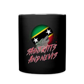 Saint Kitts et Nevis - Mug uni - noir - Devant