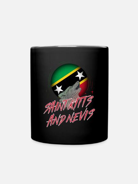 Saint Kitts and Nevis - Full Colour Mug - black